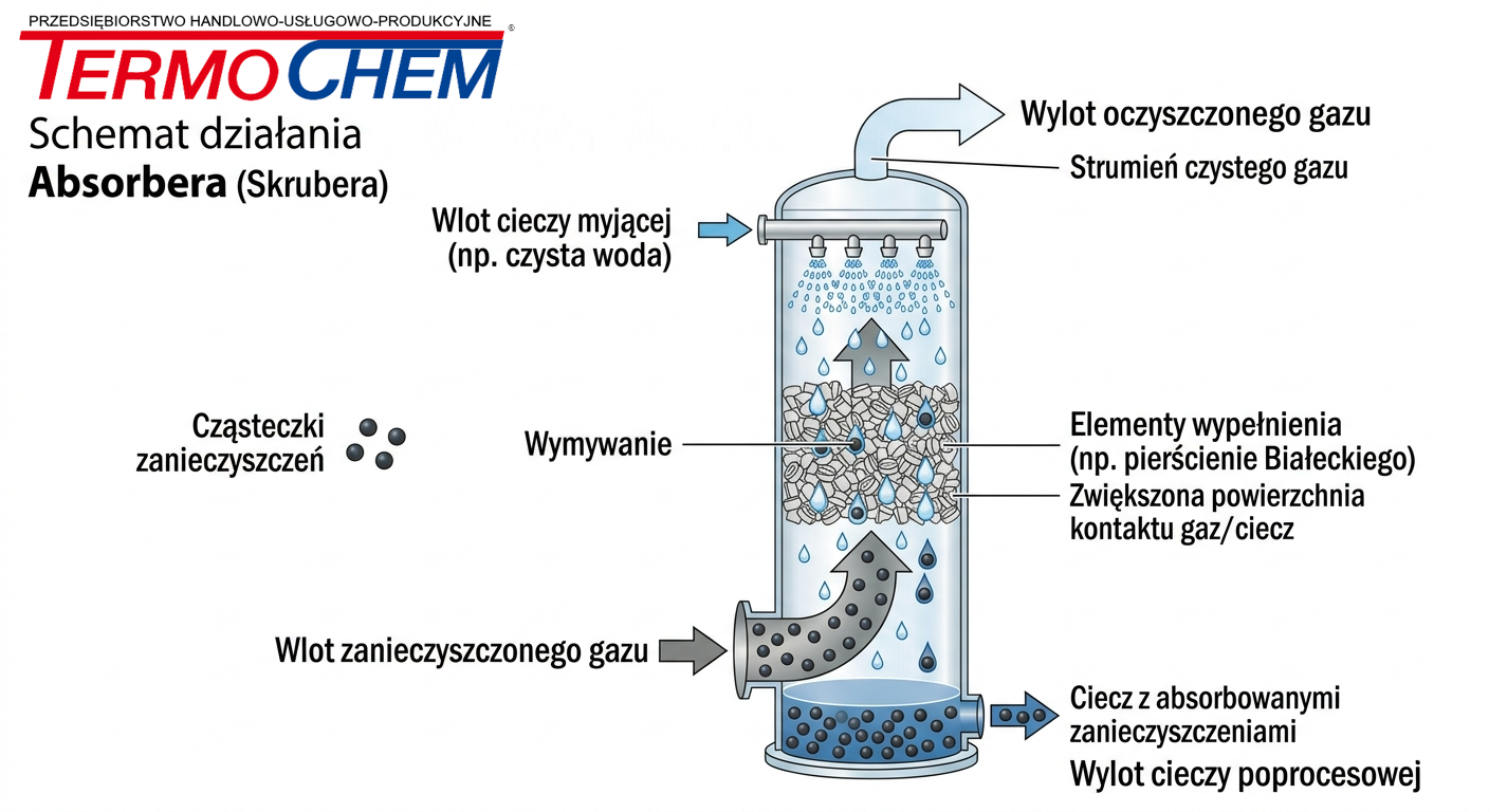 Zasada działania skrubera oparów TERMOCHEM